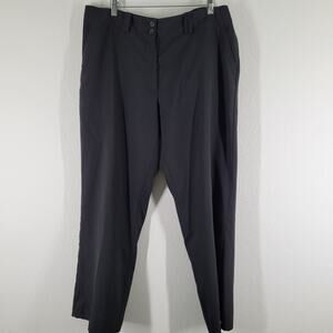 Nike Golf Pants Women's Black Stretch Dress Career Casual Size 16 Activewear